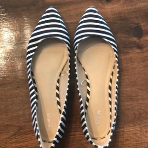Black and white flats
